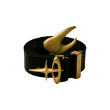 【MADE】Teeth Logo Belt (Gold)
