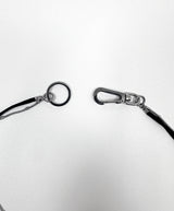 No.1184 レザー＆スチールネックレス