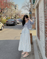 Pou Frill Long Skirt