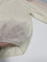 Will You See-through Round Neck Cardigan