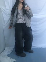 Texture Shirring Jumper