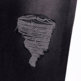 Pio Damaged Washed Denim Pants