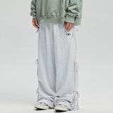 SYMBOL KNOT WIDE SWEATPANTS_GY