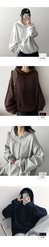 Pumpkin Hour Patch Embroidered Hoodie