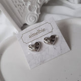 Olivia Heart Piercing - Silver