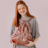 METALIC STRING BAG (DEEP PINK)
