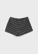 [MADE] Silty Check Banding Short Pants
