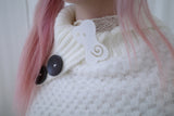 Yui button knit cape (3color)