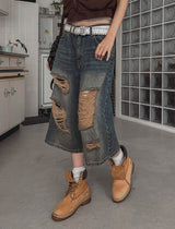 Rita Damage Maxi Bermuda Pants