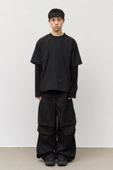 Race Stitch Layered Top