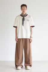 PATTERN LINE RINGER T-SHIRT
