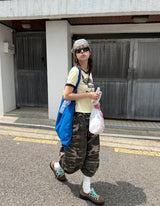 camo bermuda cargo pants 