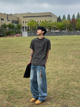 Blues Wide Denim Pants (2 Colors)