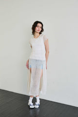 WITTY KNIT ONE-PIECE / IVORY