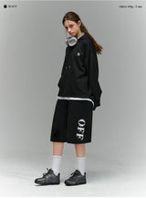 OFF DOT TYPO 7/10 バミューダショーツ (3color)