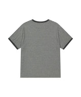 BASIC LOGO STRIPE RINGER TEE