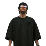 MX シグネチャー シリーズ | VOID™ コレクション | ブラックオンブラック | 420GSM ヘビーウェイト Tシャツ