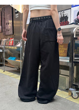 [Unisex] デストロイドバンディングスウェットパンツ(2color)