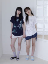CRAYON FRUIT T-SHIRT (APPLE NAVY)