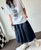 Courtney Rivet Slit Balloon Bermuda Shorts 3color