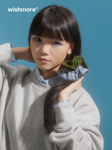 wishmore オリジナルデザインデニムヘアリング