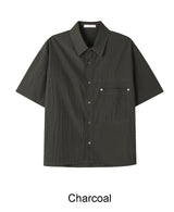 Tra Crop Nylon Short Sleeve Shirt