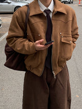 Orinette Western Suede Padded Jacket