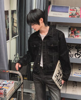Io Velvet Denim Jacket