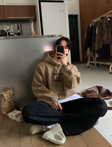  Urban San Diego Embroidery Pigment Overfit Hoodie