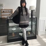 Popping Nordic Loose Fit Round Knitwear