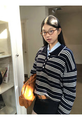ネイビーAラインミニスカート