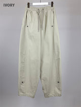 BALLOON SNAP WIDE PANTS (3C)
