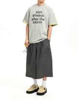 Sawyer Contrast Lettering Tee