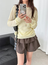 june deep v-neck knit (3color)