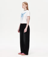BUTTERFLY GOTH CROP TEE