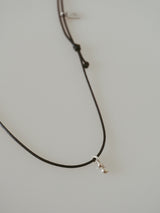 Drop necklace [black]