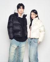 25FW ステッチベーシックロゴショートダックダウンジャケット