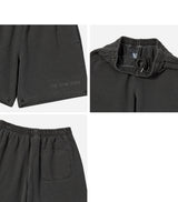 25SS シンプルロゴピグメントショートパンツ チャコール