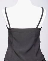 Queen's Shirred Bustier + Asymmetrical Flare Skirt Set