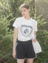 Heart Lace Rabbit T-shirt
