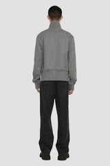 ZIP FRONT SWEATER