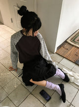 Laris Banding See-Through Knee Socks