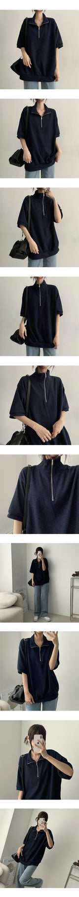 [Basic, Long/S-2XL] ライトバックバンディングサマーセミワイドデニム