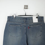 diagonal wide denim