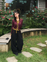 Jane Ribbon Tie Knit Cardigan (4c)