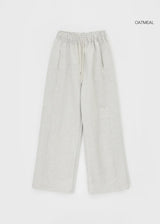[B-BASIC] Heavy Sweat Wide Two-Way Pants