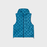 ツーウェイ ドット フーデッド ウィンドブレーカー (Teal Green)