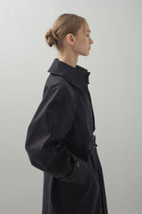 Maxi Trench Coat_Black