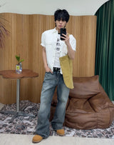 Renter Two-Pocket Crop Short Sleeve Shirt