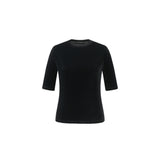 ベルベットピンコートTシャツ (ブラック)